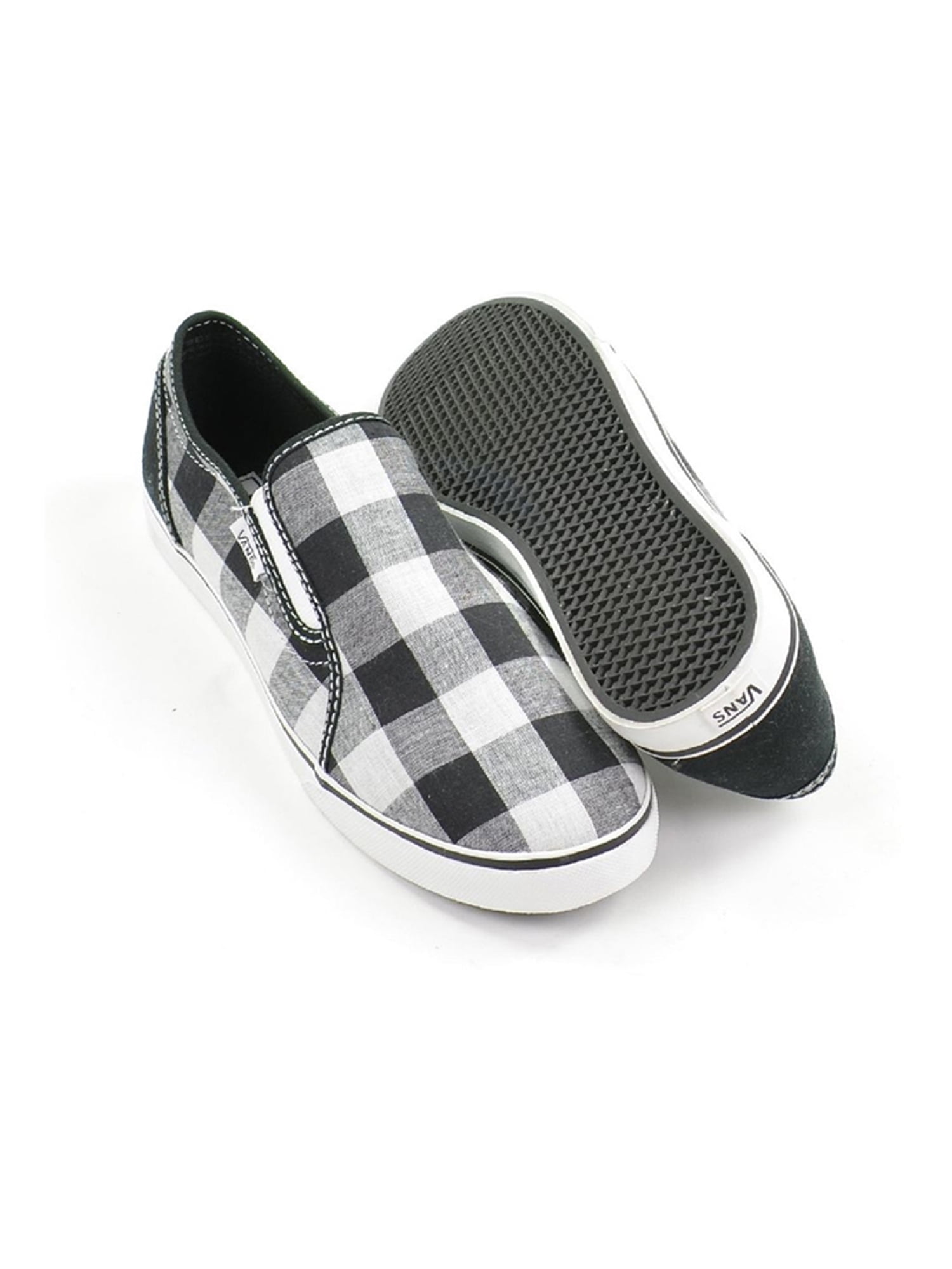plaid vans womens