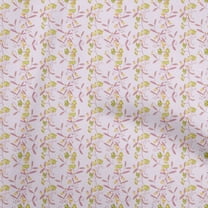 oneOone Cotton Poplin Light Pink Fabric Watercolor Floral Diy Clothing Quilting Fabric Print Fabric By Yard 56 Inch Wide
