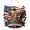A, variant on 250th Anniversary Door Hanging Sign, 1776-2026 Patriotic Wooden Decor with Stars & Stripes, “250 Years of Freedom” Independence Day Decoration for Front Door Porch Wall