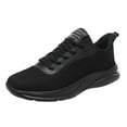 thumbnail image 1 of HBFAGFB Sneakers for Men Fashion Color Blocking Mesh Breathable Lace up Running Shoes C Size 41, 1 of 6