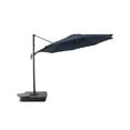 thumbnail image 3 of Mainstays 10’ Navy Blue Octagon Outdoor Tilting Cantilever Offset Patio Umbrella with Weighted Base and 360 Degree Rotation, 3 of 9