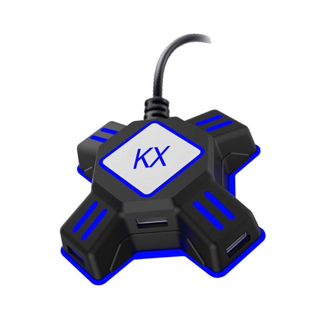 Reemplazo para Xbox One PS4 Playstation 4 PS3 Consola Ratón Teclado Convertidor Adaptador Accesorios de juego AweSitey EL1520-00B