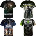 thumbnail image 2 of Camiseta de juego Call Of Duty, camiseta informal de verano con cuello redondo para hombre, camisetas con estampado 3D geniales, ropa urbana Harajuku, camiseta para hombre, 2 of 5