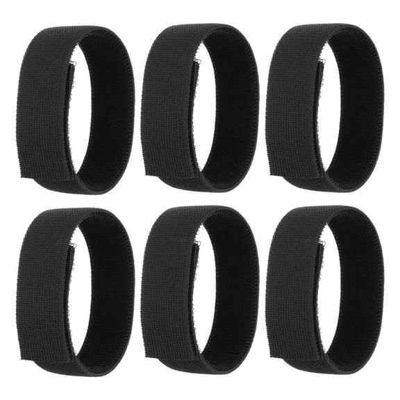 Uxcell Boot Straps, Boot Elastic Ankle Straps Band Hook and Loop Black 12"