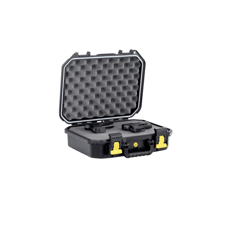 Plano All Weather 2 Two-Pistol Case, Heavy-Duty (Black) - Walmart.com