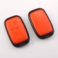 thumbnail image 4 of Key Fob Cover Compatible with Fit for Land Rover Evoque Velar Sport Discovery Freelander 2 LR4 and for Jaguar XF XJ XE F-PACE F-TYPE Zinc Alloy Shell Keychain Case Holder Protector,Orange, 4 of 5
