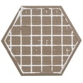 thumbnail image 4 of The Tile Life Milan 8" x 9.5" Black Hexagon Matte Porcelain Floor and Wall Tile 25-Piece, 4 of 15