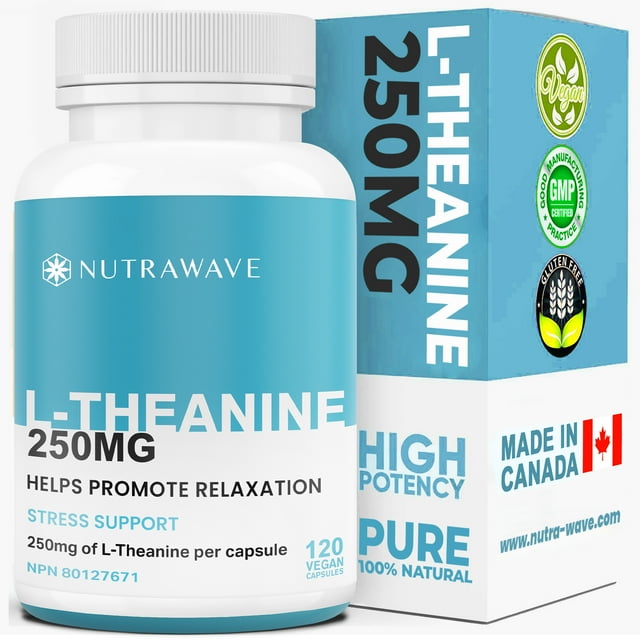 Nutrawave L-Theanine 250 mg, Unflavored