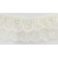 thumbnail image 2 of 2" Ruffled Gathered Lace Two Tier Trimming - 9 Total Yards - Color Options!, 2 of 2