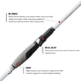 thumbnail image 4 of Duckett Fishing Ghost II Casting Rod, 7'3", Medium Heavy Power, Fast Action, 1-Piece Graphite, 4 of 5