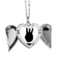 thumbnail image 1 of Tres gesto silueta patron Alas de ángel collar colgante regalo de moda Unbranded M, 1 of 3