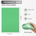 thumbnail image 2 of Uxcell 20 Sheets Green Cardstock Printer Paper 8.5" x 11" A4 Thick Paper Sheet 250gsm/170lb Bulk Card Stock for Printer DIY Scrapbook Menus Cards, 2 of 7