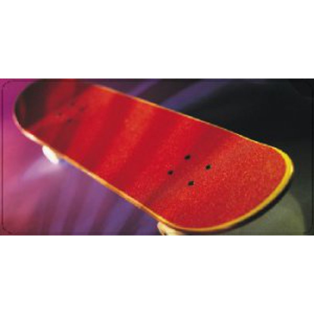 Skateboard Photo License Plate