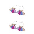 thumbnail image 1 of Sonducket Pendientes de araña Moda Bohemia Étnica Abanico Borla Oreja Cuelga Aro Pendiente Día de San Valentín Niñas Accesorios de boda Type6 NO6 Sonducket CBP455341, 1 of 5