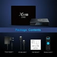 thumbnail image 3 of Smart TV Box Android 12 X98h Pro Quad Core 4k Media Player 2.4g 5g Wifi Bluetooth 5.0 EU Plug 4+64GB, 3 of 4