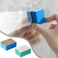 thumbnail image 1 of Emery Limpiador Esponja Azul Verde | Potente limpiacristales para espejos en baño, superficie metálica de acero inoxidable | Abrasivo de alta densidad, sin arañazos, 3,3x2,5cm | Elimina escamas y, 1 of 6