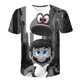 thumbnail image 1 of Camiseta con estampado de Super Mario Bros para niños y niñas, ropa de juego clásico, divertida, de manga corta qym unisex, 1 of 2