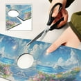 thumbnail image 6 of Yayeee Faucet Mat for Kitchen Sink 14.7" Diatomite Long Splash Guard Pad, Crystal Ocean, 6 of 7