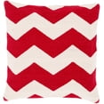 thumbnail image 1 of Surya Bold Geo 18" x 18" Bright Red And Ivory Pillow Cover BD004-1818, 1 of 1
