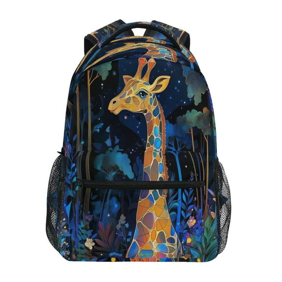 DIXRUYEE Backpack Schoolbag Colorful Giraffe Pattern 15L/18L 2-SIZE