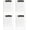 Black 4 Pack, variant on 2 Pack Clear Acrylic Office Clipboard A4 Letter Size 8.6" x 12.2" (Gold)