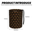 thumbnail image 3 of Naloa Halloween Pumpkins1 Car Trash Can Garbage Car Accessories Trash Can Car Waste Bin for for Driver and Passenger Any Vehicle, 3 of 7