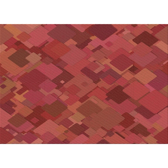 Ahgly Company Indoor Rectangle Patterned Love Red Area Rugs, 2' x 3'