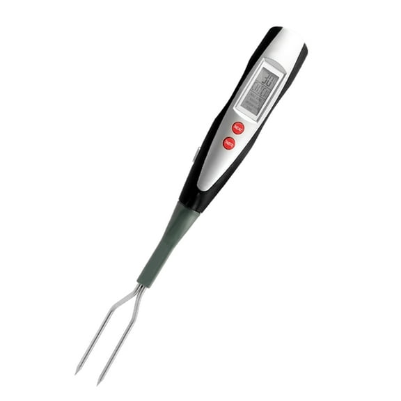 Meat Thermometer Fork with Thermometer Digital Cooking Fork Instant Read LED