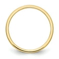 thumbnail image 2 of 14K Gold 1.2mm Half Round Satin Stackable Band - Size 6.5, 2 of 3