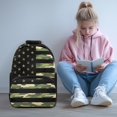 thumbnail image 2 of Aplkyhs School Backpack for Boys Girls Camouflage American Flag Ages 6-18 Ergonomic Padded Adjustable Straps Large Capacity Water Resistant Bookbag for Daily Use, 2 of 7
