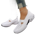 thumbnail image 6 of Willtoo Women's Slip On Sneakers Casual Wide Toe Workout Tennis Walking Shoes with Arch Support Comfortable Orthopedic Footwear, 6 of 7