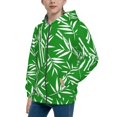 thumbnail image 2 of Kdxio Bamboo Pattern Kids Boys Girls Zip Up Hoodie 3D Printed Hooded Sweatshirt Hoody Coat with Pocket 7-12 Y-Small, 2 of 6