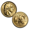 thumbnail image 3 of 1999-W 2-Coin Commem George Washington Set BU & Prf (w/Box & COA), 3 of 4