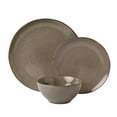 thumbnail image 2 of Famiware Stoneware Dinnerware Sets, 12 Piece Plates and Bowls, Dishes Set for 4, Dark Olive, 2 of 8