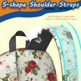 thumbnail image 5 of Pioneer Flower Floral Print Pattern 17" School Backpacks for Teens,Waterproof Oxford Fabric,S-Shape Padded Straps for School,Travel,Hiking,Camping, 5 of 5