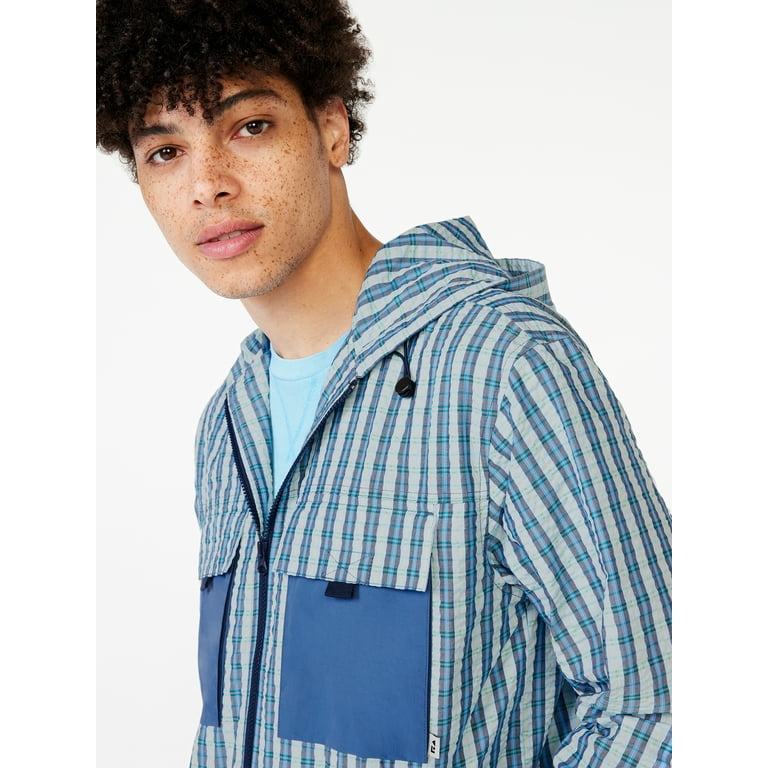 Engineered garments cagoule deals popover madras shirt jacket