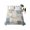 Khaki Gray Blue Light Brown, variant on Twin Flat Sheet 66"x96", Blue Beige Soft Lightweight Bedding Flat Sheets Only, Modern Abstract Color Blocks Brushed Microfiber Top Bed Sheet, Breathable StainResistant Bedsheets
