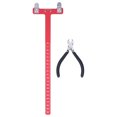thumbnail image 1 of Fosa Brass Bowstring Nocks Buckle Clip Archery Bow String Nocking Points Brass Buckle Clip T Shape Measurement Ruler Set, 1 of 8