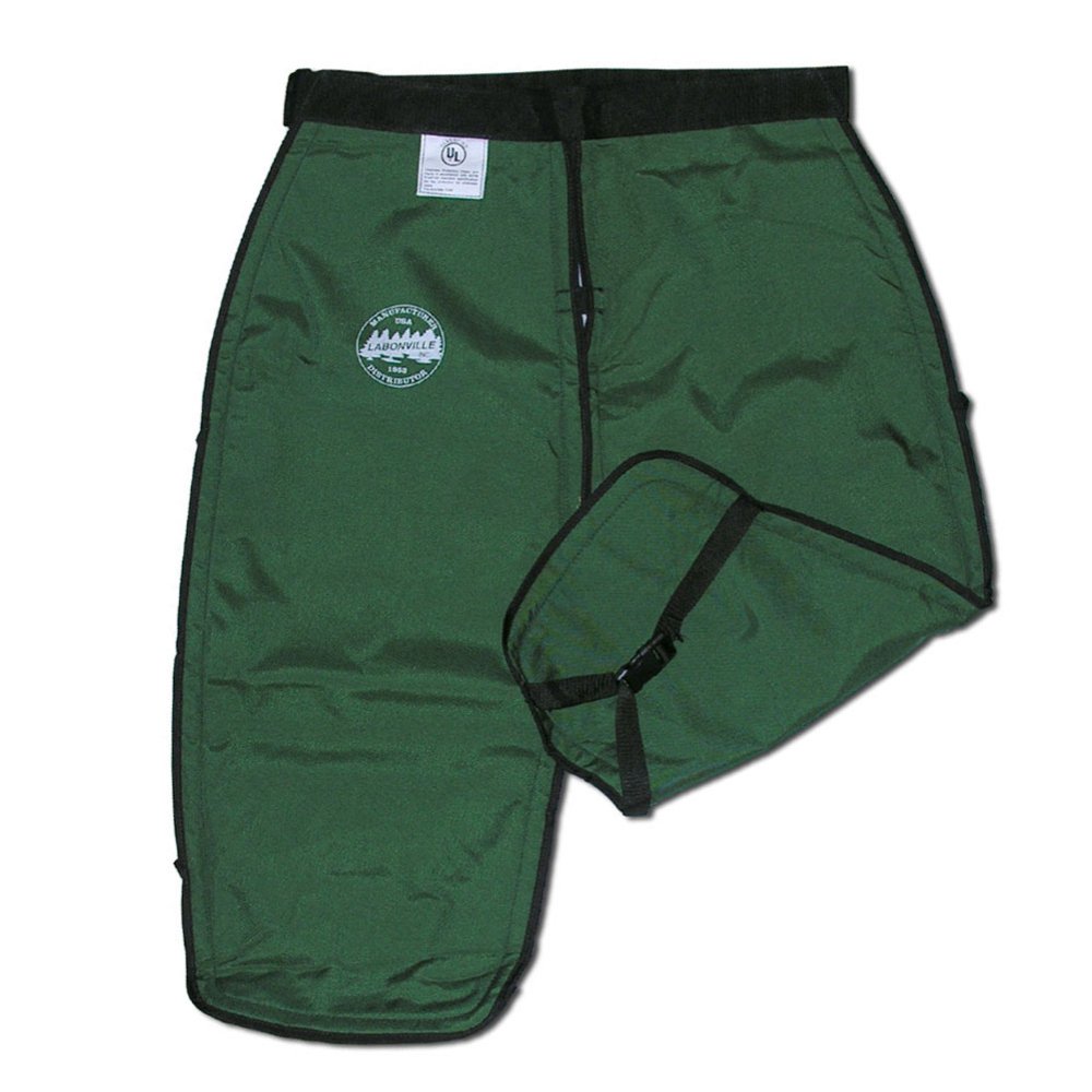Labonville Chainsaw Safety Chaps, Forest Green Medium