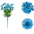 thumbnail image 4 of yulier 2 Pcs Artificial Flowers Faux Flower Bouquet Fake Plants Spring Summer Outdoor Indoor Garden Home Decorations Silk Flowers for Porch Patio Balcony Vase Decor, 4 of 7