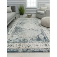 thumbnail image 2 of Cora CL25A French Toile Transitional Vintage Navy Area Rug, 2'6" x 4', 2 of 10