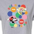 thumbnail image 3 of Disney - Doing Our Own Thing - Juniors Cropped Cotton Blend T-Shirt, 3 of 5