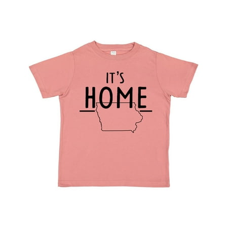 

Inktastic It s Home- State of Iowa Outline Gift Toddler Boy or Toddler Girl T-Shirt