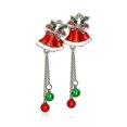 thumbnail image 1 of Broche de solapa para fiesta navideña con borla para regalo de Navidad para mujeres y niñas (rojo) (1 unidad), 1 of 5