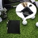 thumbnail image 5 of Toallas de limpieza de pelotas de golf de PU, limpiador de cabezas de palo, llavero con hebilla, moda para atletas Negro, 5 of 9