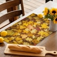 thumbnail image 5 of Fall Placemats Set of 6 Maple Leaf Place Mats Thanksgiving Placemat Yellow Autumn Fallen Leaves Table Mats for Dining Kitchen Table Holiday Dinner Party Home Fall Decorations 13x19 Inch, 5 of 8