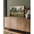 thumbnail image 2 of Drsoum Framed 24x36in Landscape Wall Art Vintage Classical Wilderness Framed Painting Hallway Decor for Rustic Bathroom Bedroom - Natural Framed, 2 of 7