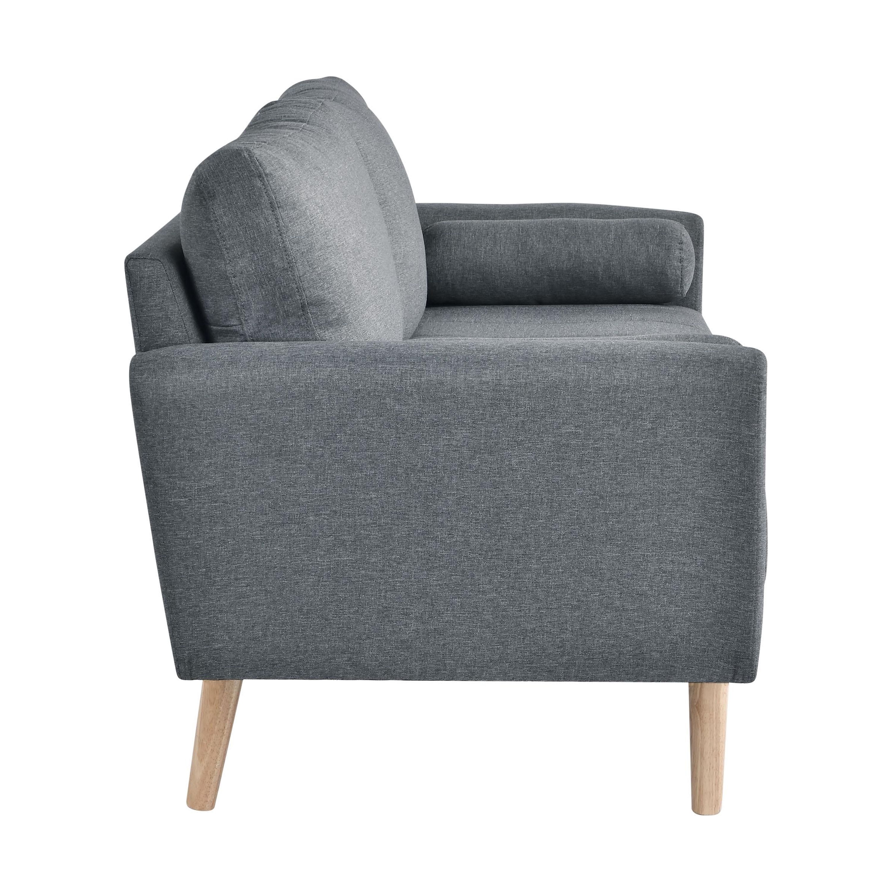 Serta Asher Modern Stationary Sofa, Grey Fabric