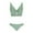 Olive Green, variant on HBYJLZYG Women's Bikini Sets Two Piece Swimsuit Low Waisted V Neck Front Adjustable Spaghetti Straps Bathing Suit