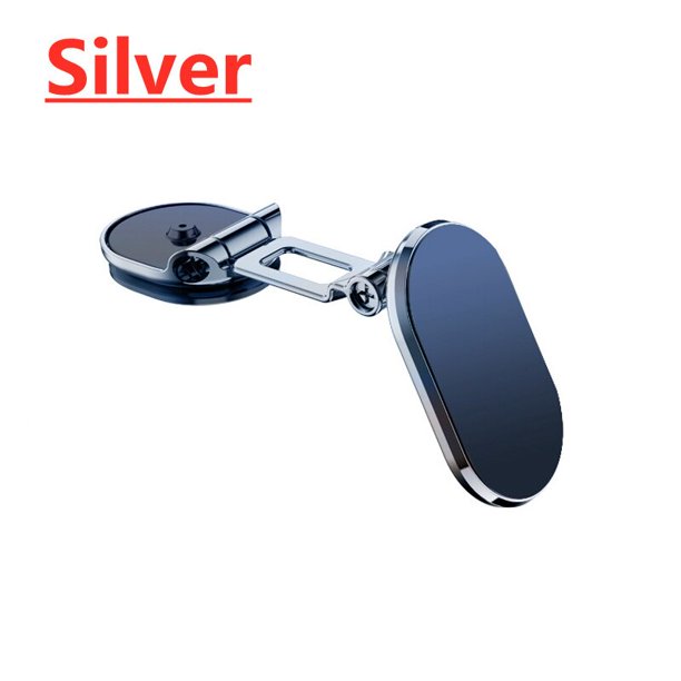Soporte de teléfono móvil para coche, accesorio magnético Universal para iPhone 14, 13, 12, Samsung"Model 1 Silver" Fivean Soporte para teléfono de coche